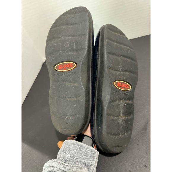 Klogs Navy Slip Resistant Womens Size 9 Slip On Gardening Mules Clogs Slip - Picture 6 of 13